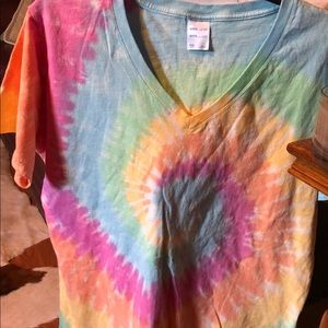 Tye dye shirt size ladies xxl
